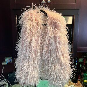 Champage Feather Vest